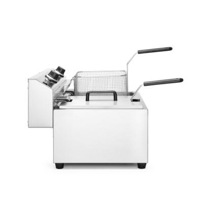 Ruční fritéza, 2 × 8 l, HENDI, Profi Line, 16L, 230V/7000W, 605x460x(H)369mm | 207307